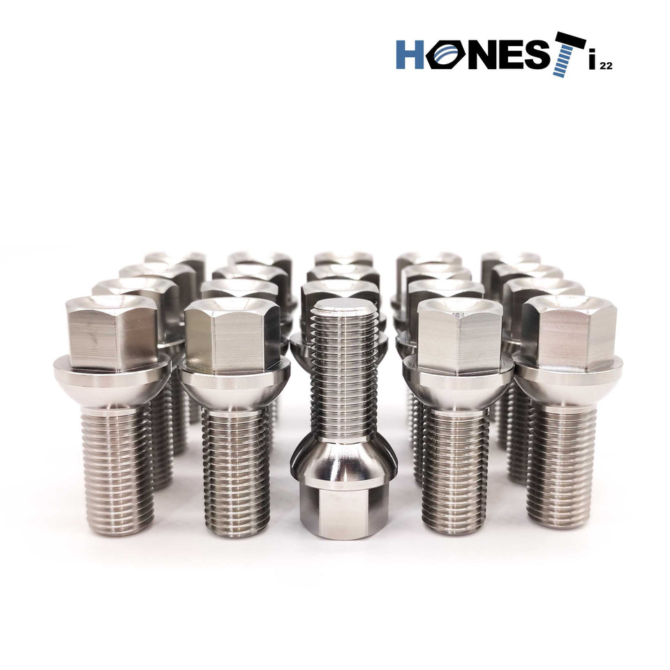 HTI M14 28mm Ball Seat(R14) Titanium Lug Bolts Series